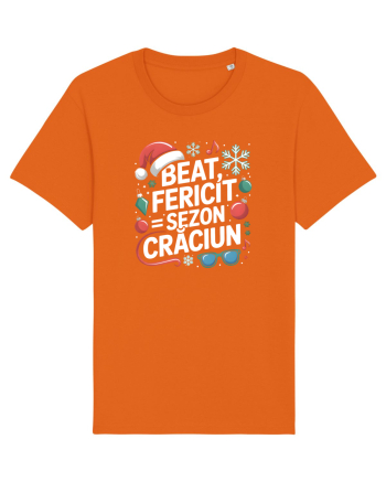 BEAT, FERICIT =  SEZON CRACIUN 2 Bright Orange