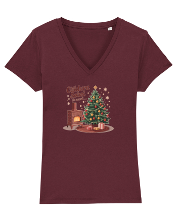 CALDURA SOBEI DE ACASA - CRACIUN - NOSTALGIA COPILARIEI Burgundy