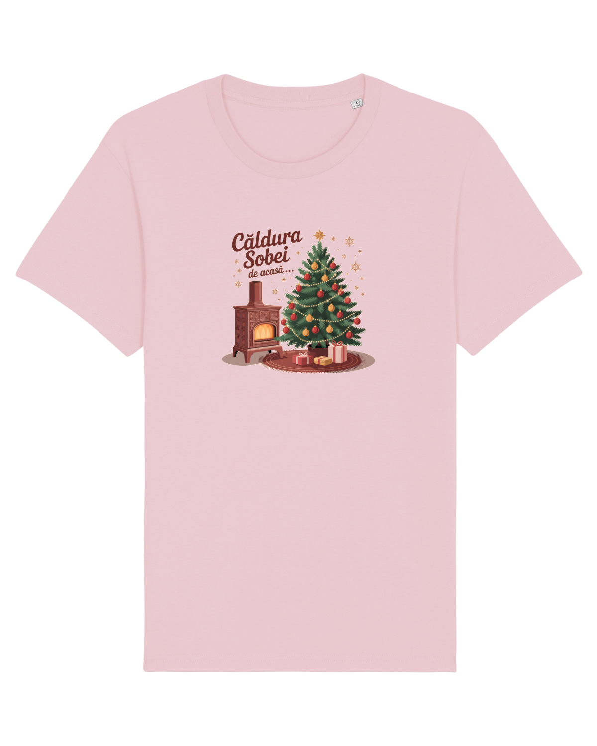 Tricou mânecă scurtă Unisex Rocker Cotton Pink