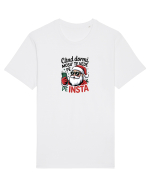 CAND DORMI, MOSUL TE VEDE PE INSTAGRAM Tricou mânecă scurtă Unisex Rocker