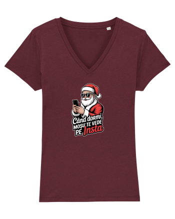 CAND DORMI, MOSUL TE VEDE PE INSTAGRAM 2 Burgundy