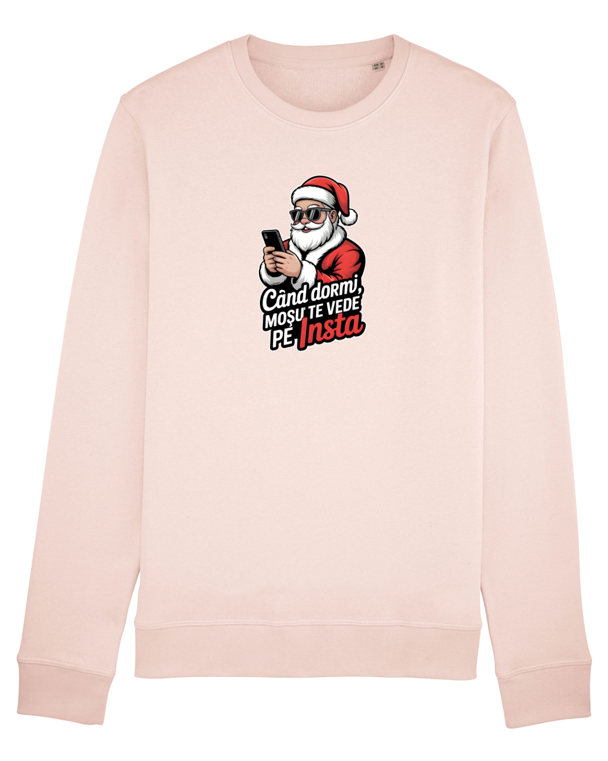 Bluză mânecă lungă Unisex Rise Candy Pink