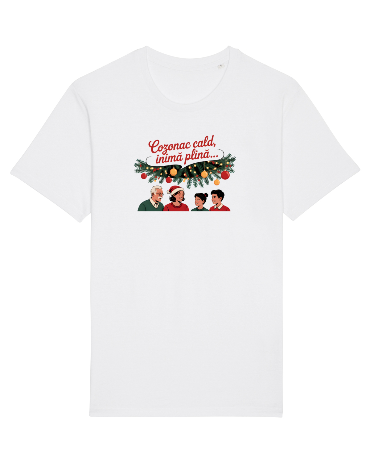 Tricou mânecă scurtă Unisex Rocker White