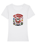 FAC CRACIUNUL CA JUPANUL Tricou mânecă scurtă guler larg fitted Damă Expresser