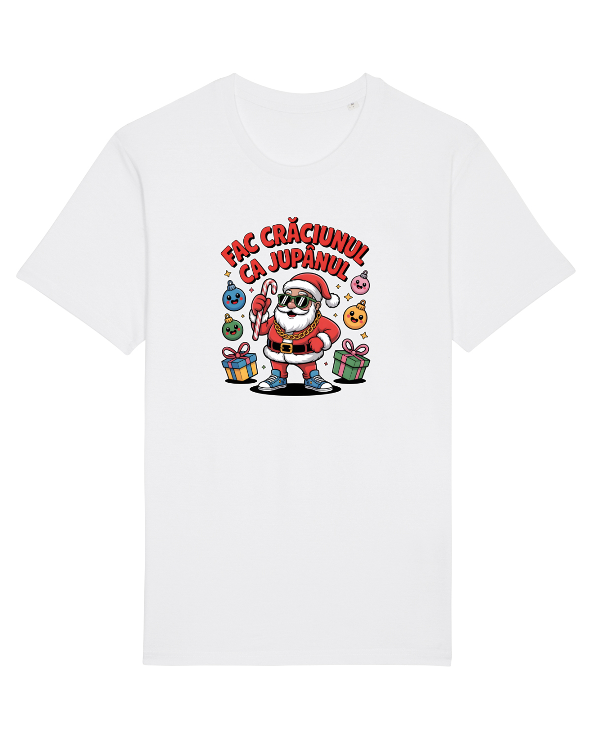 Tricou mânecă scurtă Unisex Rocker White