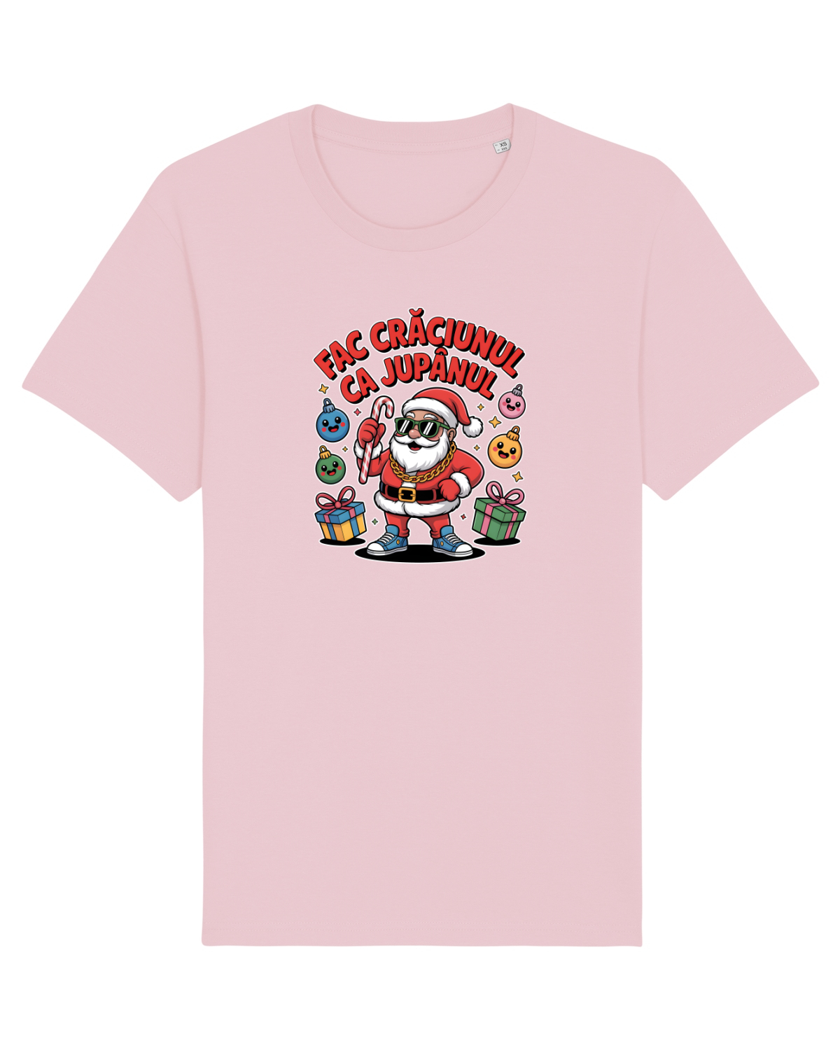 Tricou mânecă scurtă Unisex Rocker Cotton Pink
