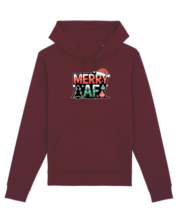 MERRY AS F..CK Burgundy