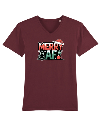 MERRY AS F..CK Burgundy