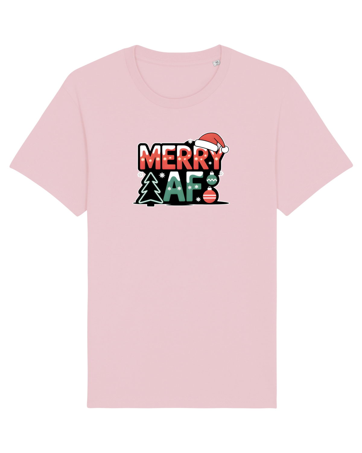 Tricou mânecă scurtă Unisex Rocker Cotton Pink