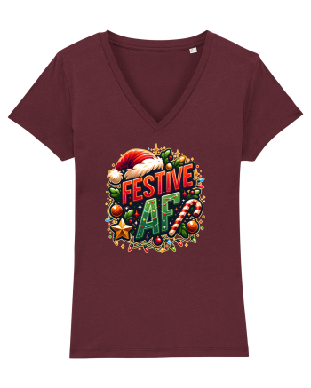 FESTIVE AS F..CK Burgundy