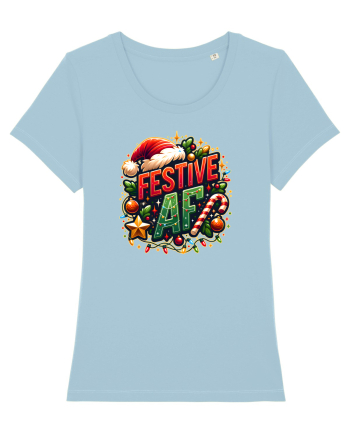 FESTIVE AS F..CK Sky Blue