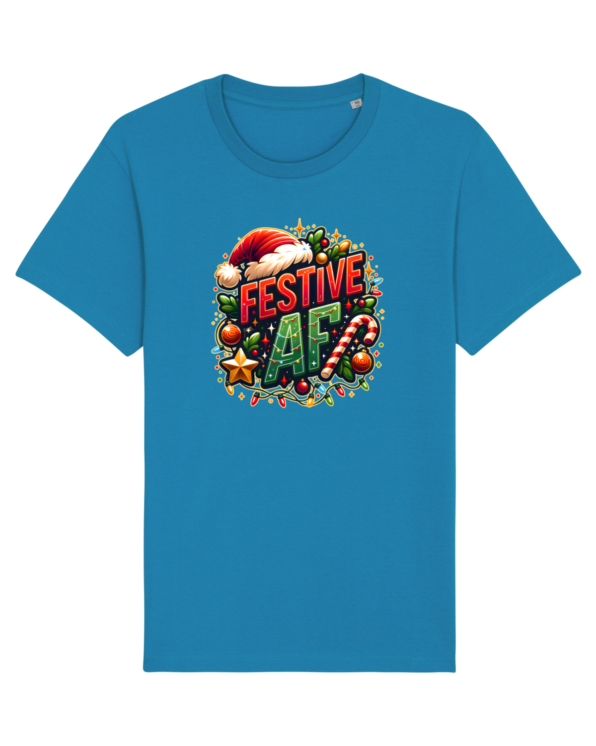 Tricou mânecă scurtă Unisex Rocker Azur