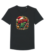 FESTIVE AS F..CK Tricou mânecă scurtă guler larg Bărbat Skater
