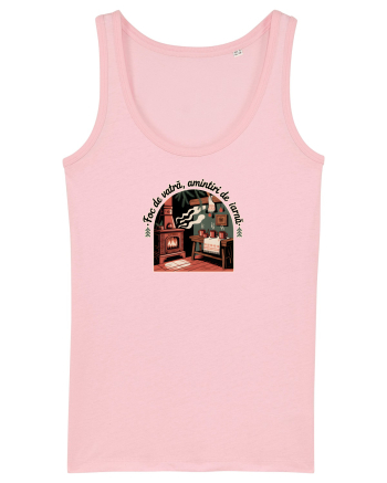 FOC DE VATRA, AMINTIRI DE IARNA - CRACIUN - NOSTALGIA COPILARIEI Cotton Pink