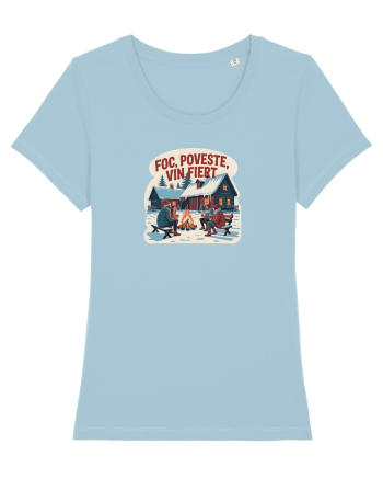 FOC, POVESTE, VIN FIERT - CRACIUN 2 Sky Blue