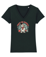 FROSTY THE SNOWMAN (OMUL DE ZAPADA) 2 - CRACIUN  Tricou mânecă scurtă guler V Damă Evoker
