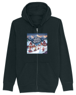 FROZEN MOUNTAINS, WARM SOUL  - CRACIUN  - SANIUSUL  COPILARIEI Hanorac cu fermoar Unisex Connector