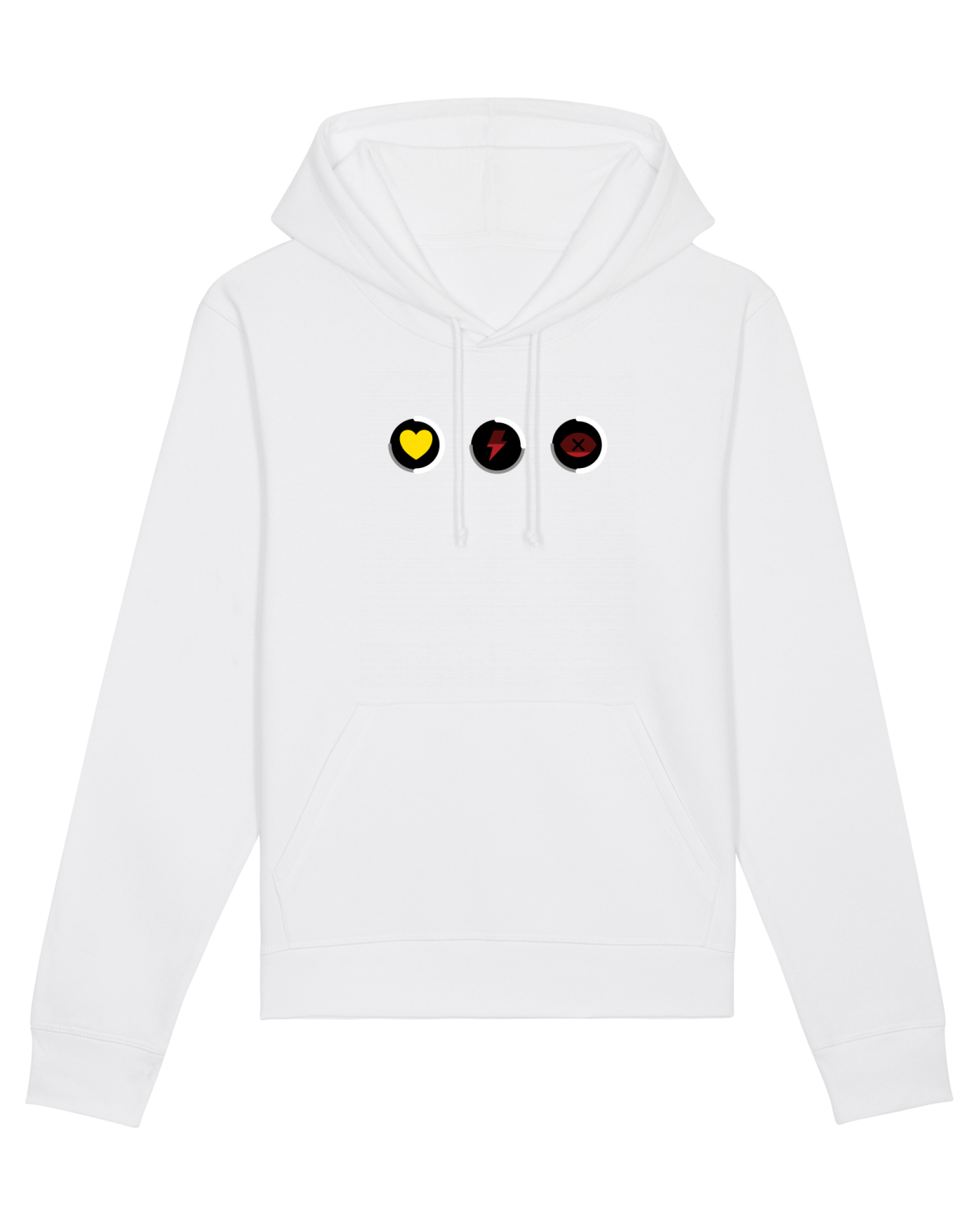 Hanorac Unisex Drummer White