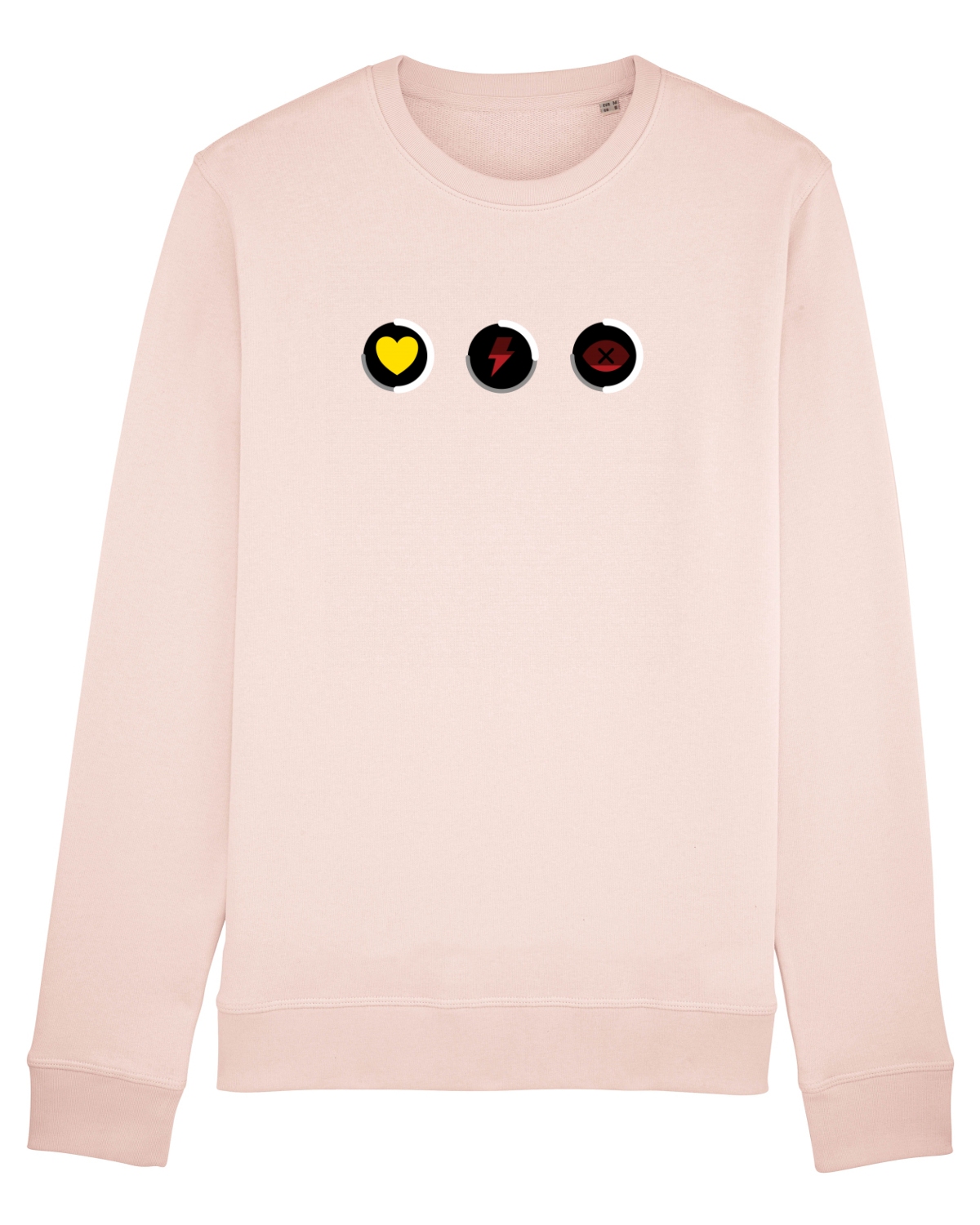 Bluză mânecă lungă Unisex Rise Candy Pink