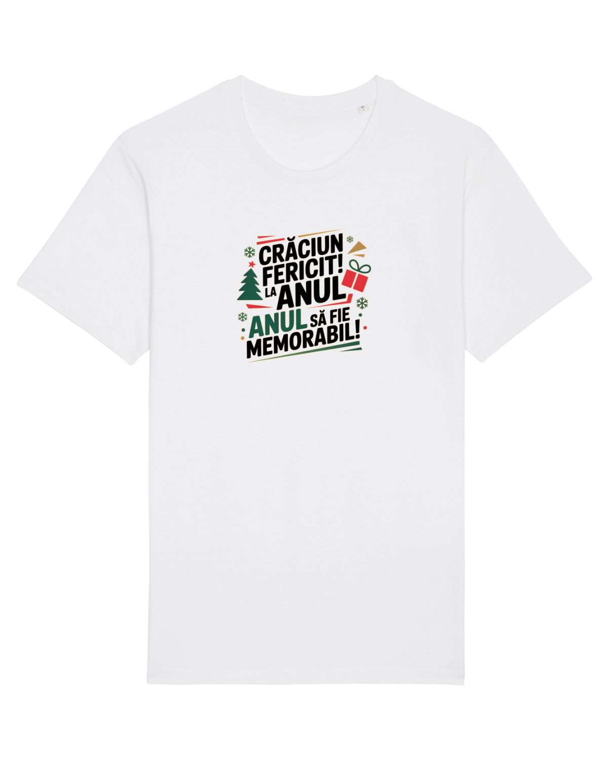 Tricou mânecă scurtă Unisex Rocker White