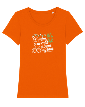 LUMINI, CEAI CALD SI BRAD LA GEAM - CRACIUN Bright Orange