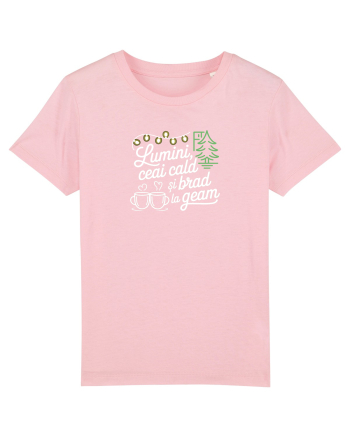 LUMINI, CEAI CALD SI BRAD LA GEAM - CRACIUN Cotton Pink