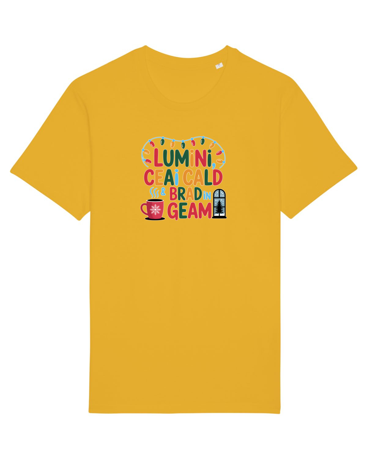 Tricou mânecă scurtă Unisex Rocker Spectra Yellow
