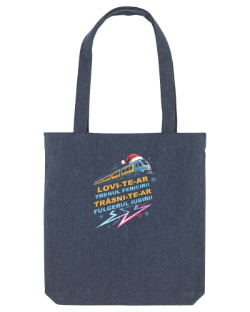 LOVI-TE-AR TRENUL ...FERICIRII, TRASNI-TE-AR FULGERUL IUBIRII! URARE FUNNY Midnight Blue