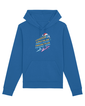 LOVI-TE-AR TRENUL ...FERICIRII, TRASNI-TE-AR FULGERUL IUBIRII! URARE FUNNY Royal Blue