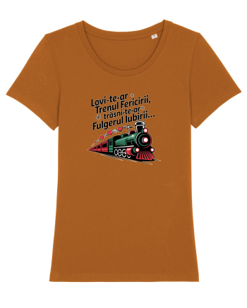 LOVI-TE-AR TRENUL...FERICIRII, TRASNI-TE-AR FULGERUL IUBIRII! URARE FUNNY 2 Roasted Orange