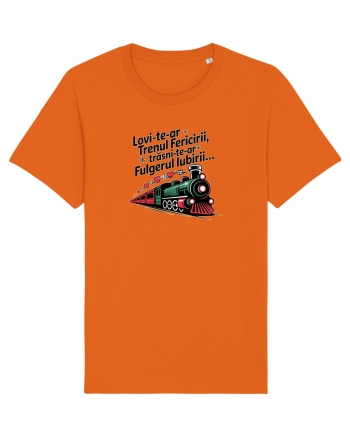 LOVI-TE-AR TRENUL...FERICIRII, TRASNI-TE-AR FULGERUL IUBIRII! URARE FUNNY 2 Bright Orange