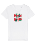 MERRY & BRIGHT  - CRACIUN Tricou mânecă scurtă  Copii Mini Creator