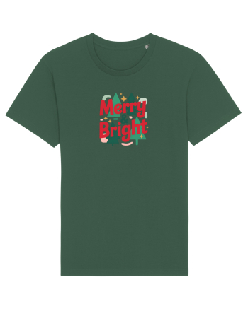 MERRY & BRIGHT  - CRACIUN Bottle Green