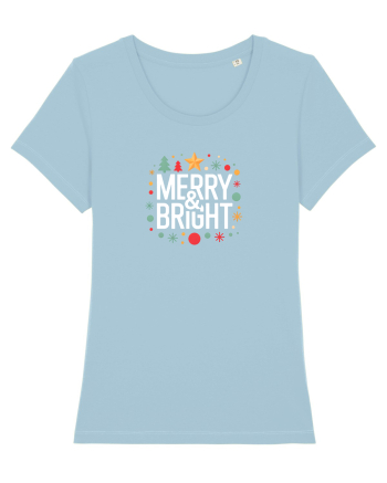 MERRY & BRIGHT  2 - CRACIUN Sky Blue