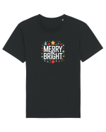 MERRY & BRIGHT  2 - CRACIUN Tricou mânecă scurtă Unisex Rocker