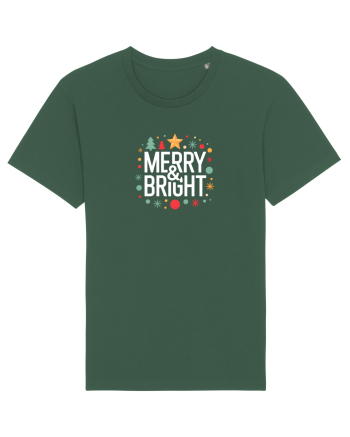 MERRY & BRIGHT  2 - CRACIUN Bottle Green