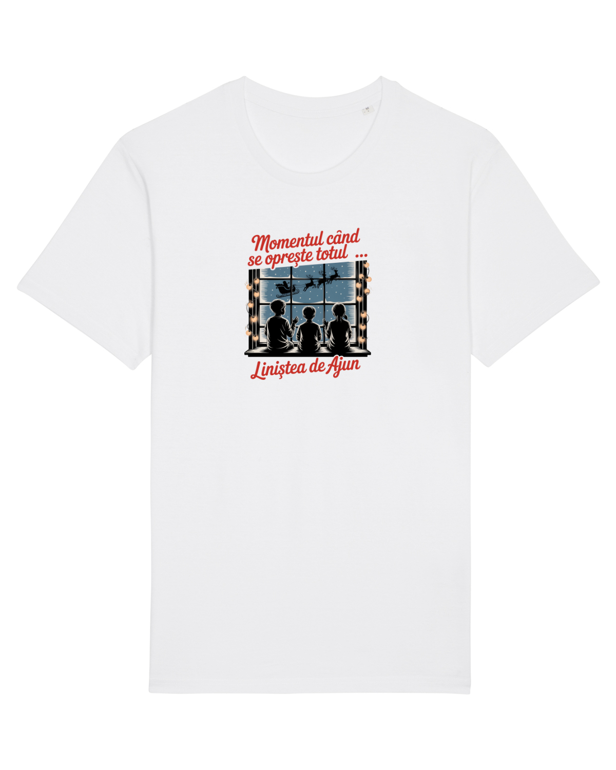 Tricou mânecă scurtă Unisex Rocker White