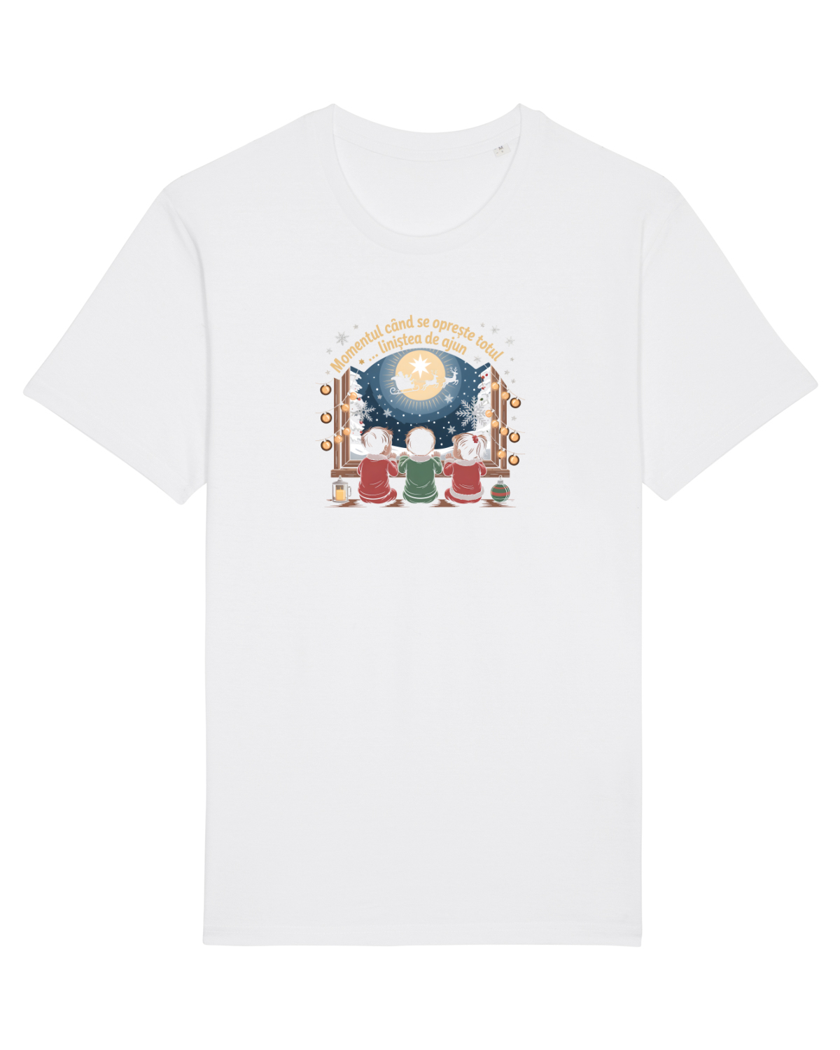 Tricou mânecă scurtă Unisex Rocker White