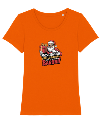 MOS CRACIUN VINE CU DARURI, NUMAI SA NU STAI BRIN BARURI :)) Bright Orange