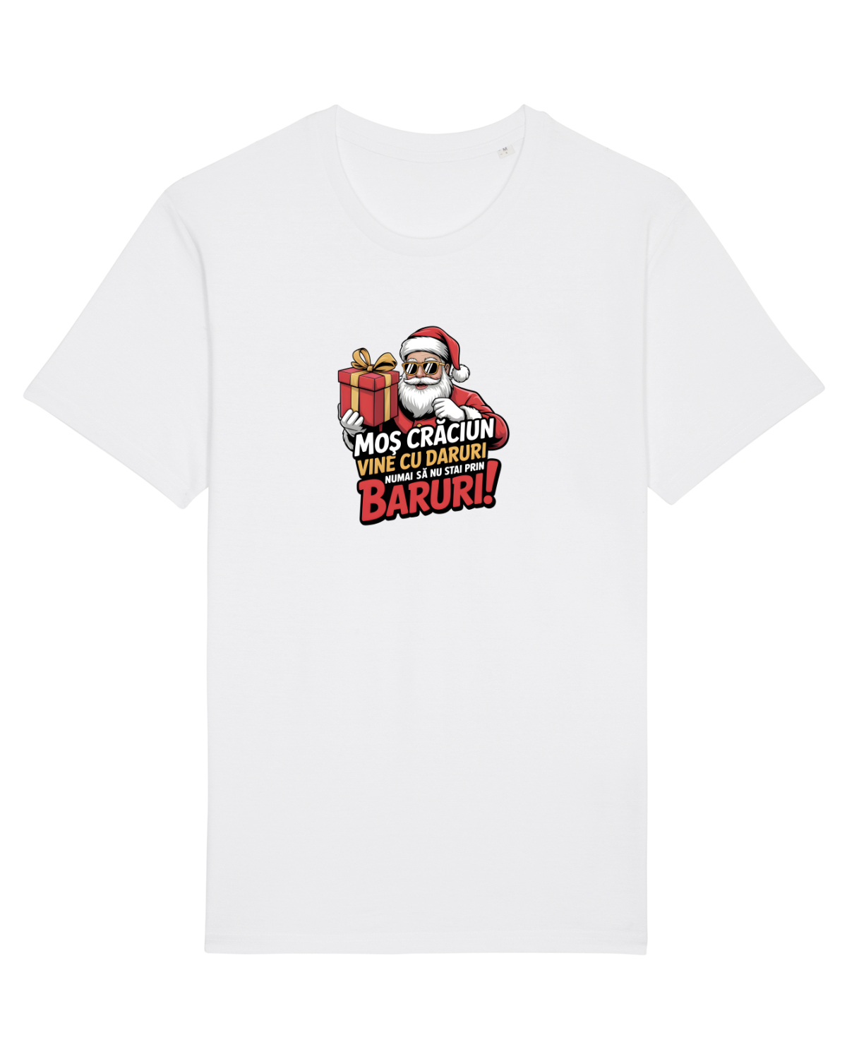 Tricou mânecă scurtă Unisex Rocker White