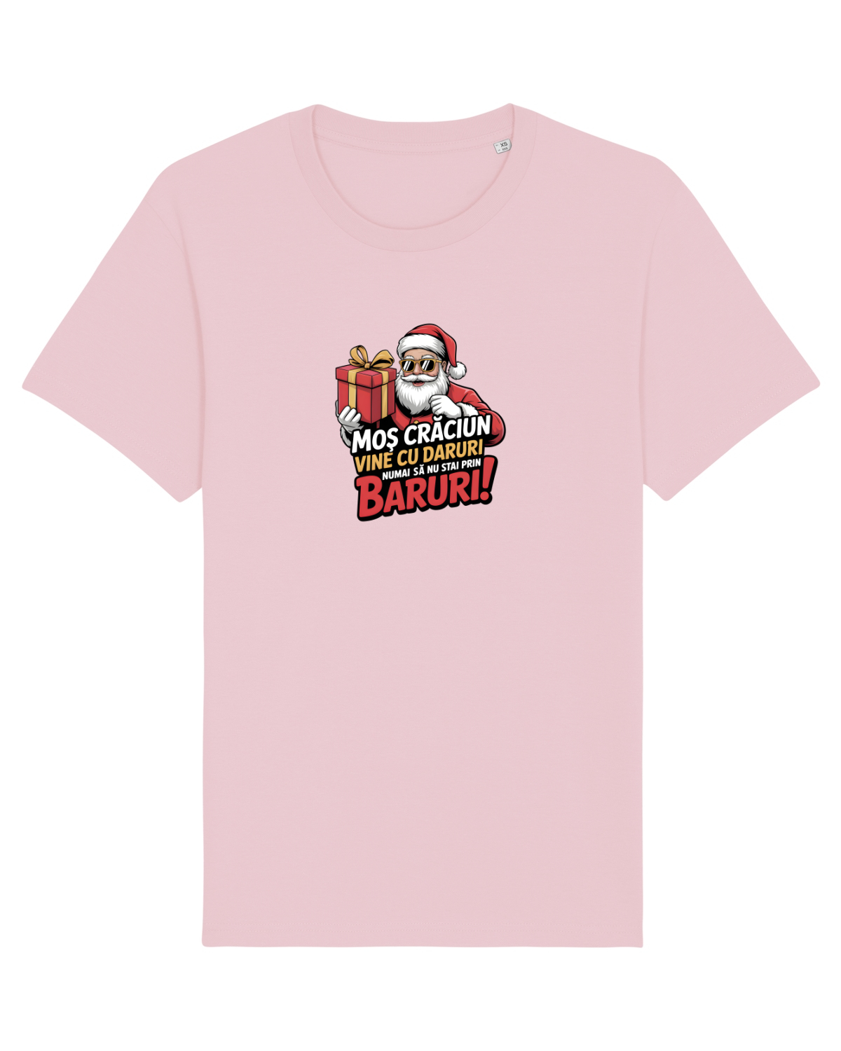 Tricou mânecă scurtă Unisex Rocker Cotton Pink