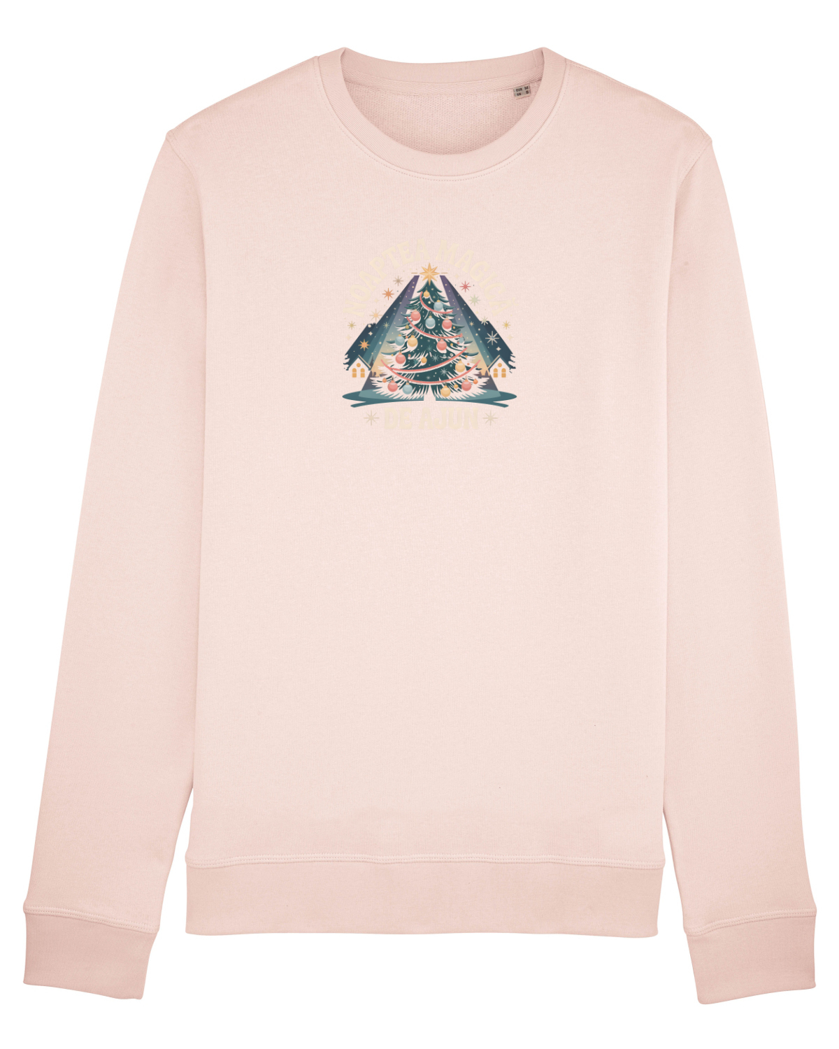 Bluză mânecă lungă Unisex Rise Candy Pink