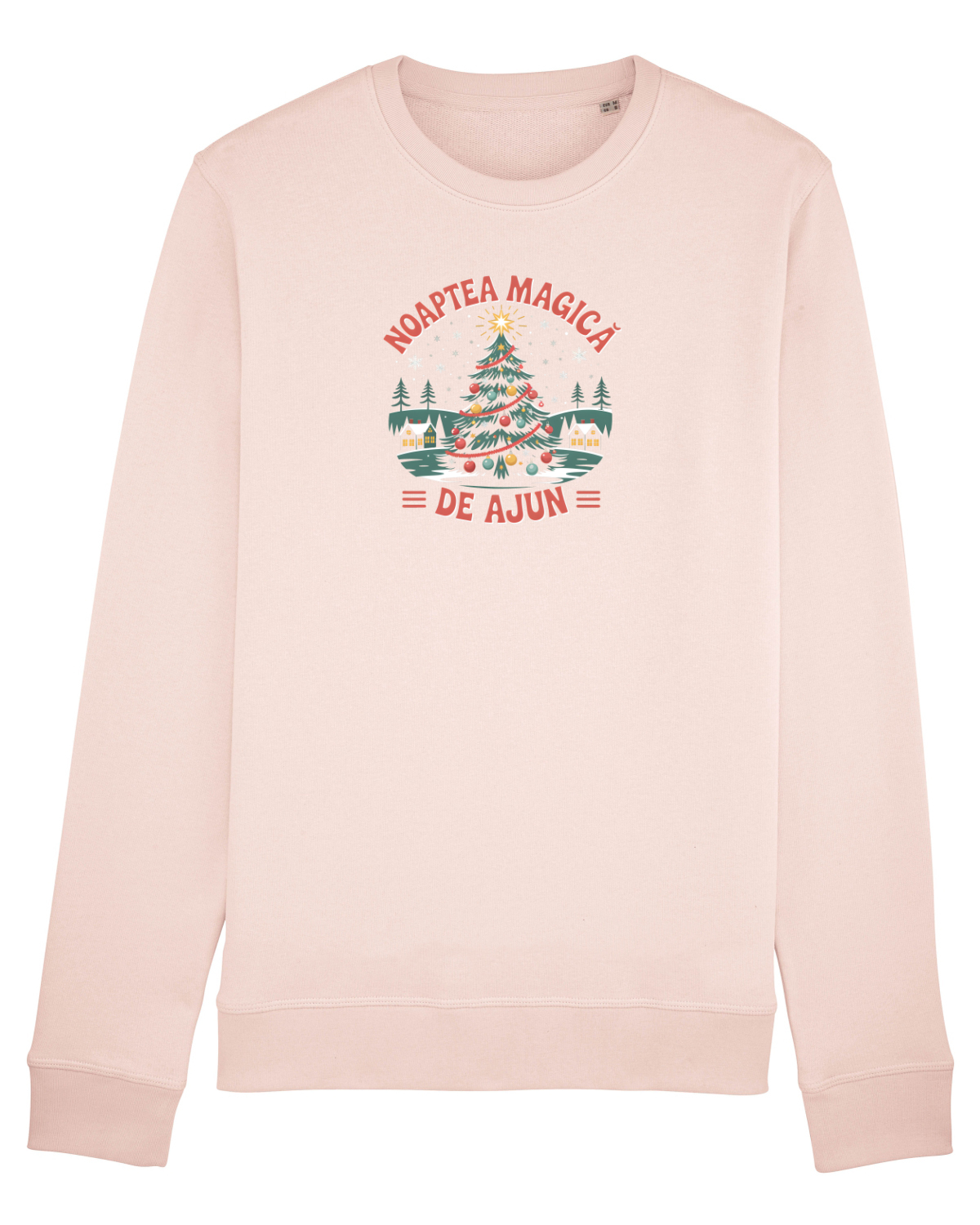 Bluză mânecă lungă Unisex Rise Candy Pink