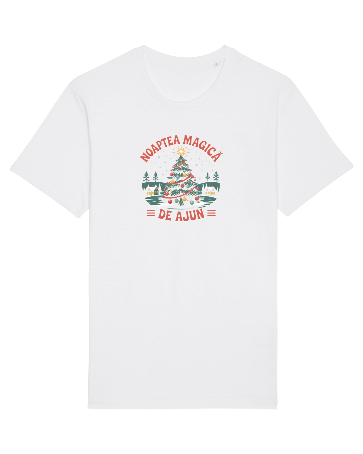 Tricou mânecă scurtă Unisex Rocker White