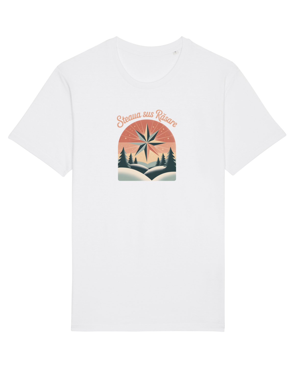 Tricou mânecă scurtă Unisex Rocker White