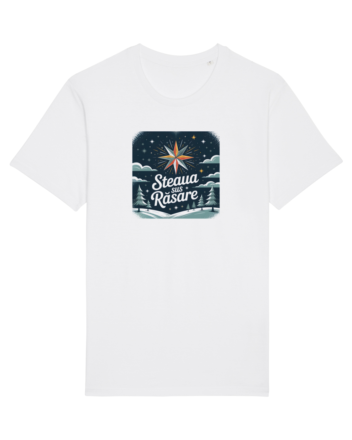 Tricou mânecă scurtă Unisex Rocker White