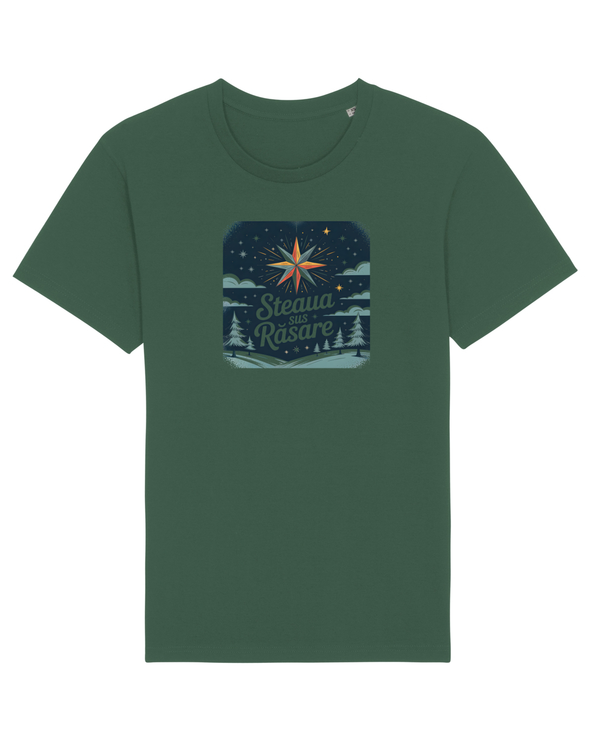 Tricou mânecă scurtă Unisex Rocker Bottle Green