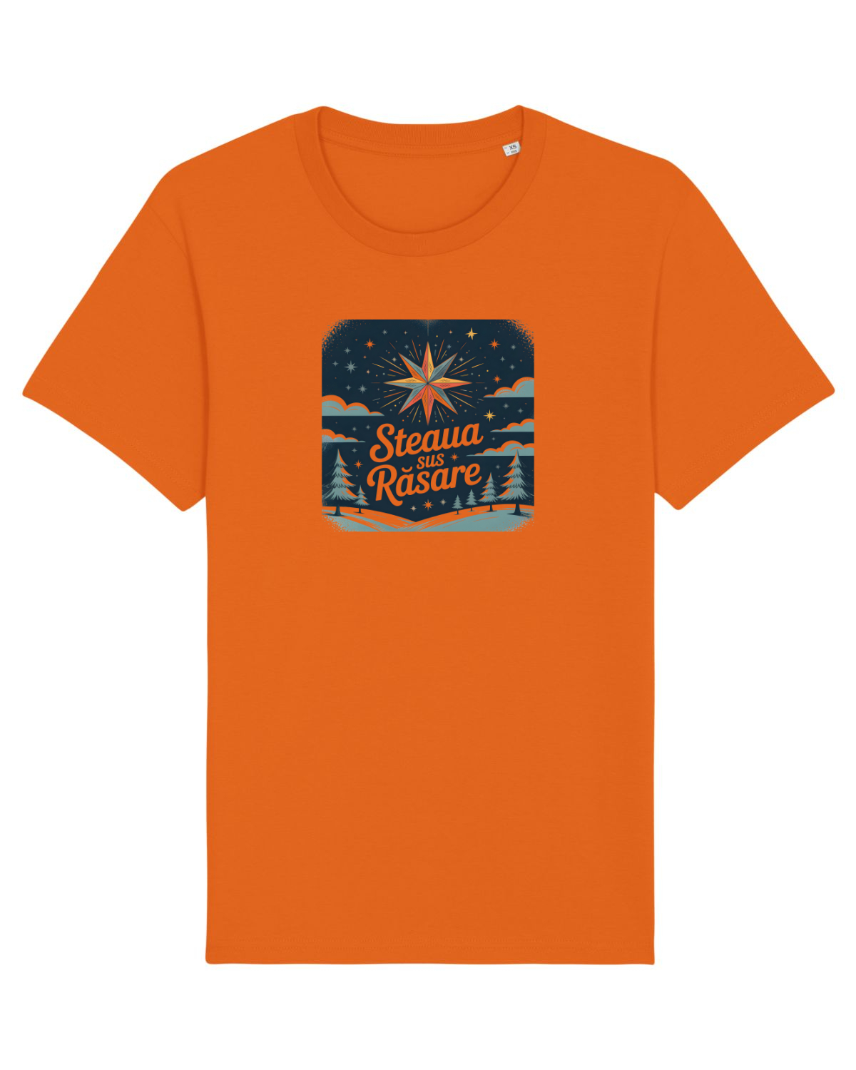 Tricou mânecă scurtă Unisex Rocker Bright Orange