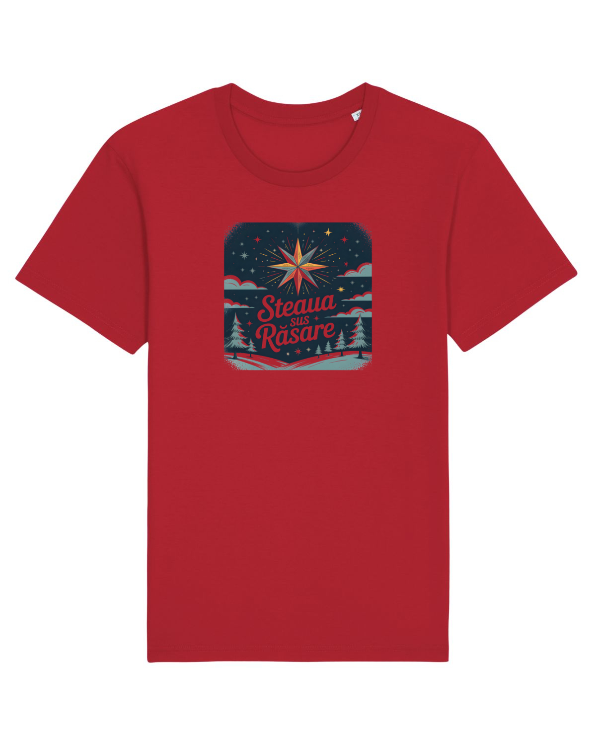 Tricou mânecă scurtă Unisex Rocker Red