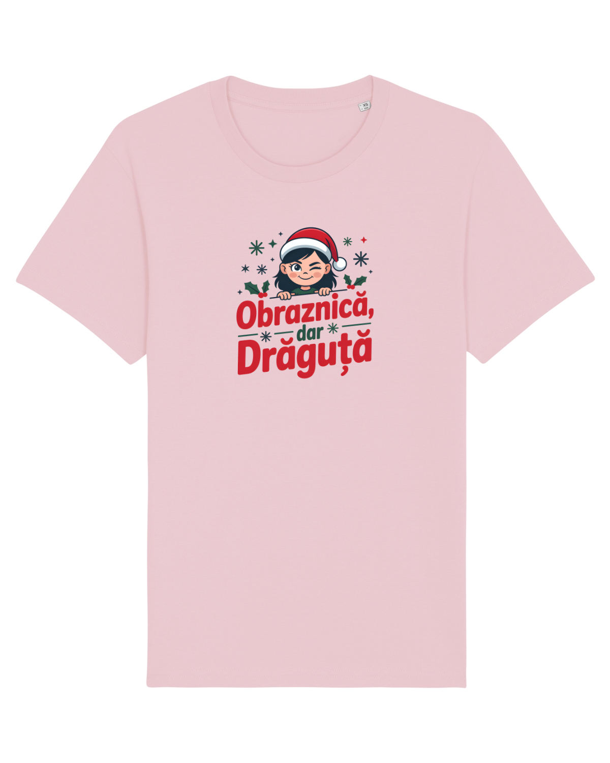 Tricou mânecă scurtă Unisex Rocker Cotton Pink